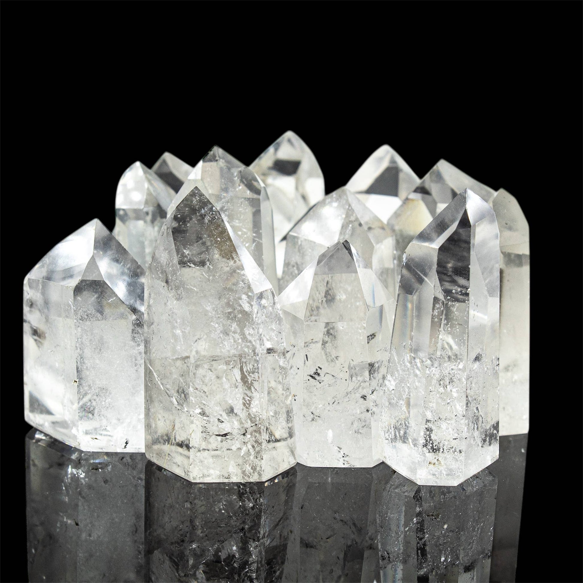 Crystals Brazil Clear Quartz Polished Points Grade A