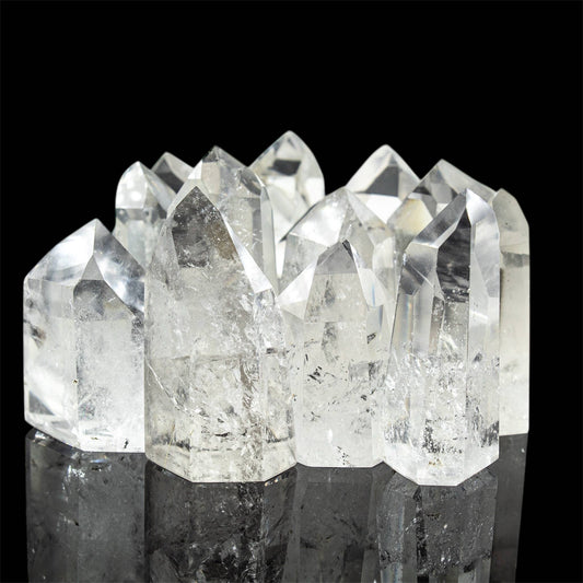 Crystals Brazil Clear Quartz Polished Points Grade A