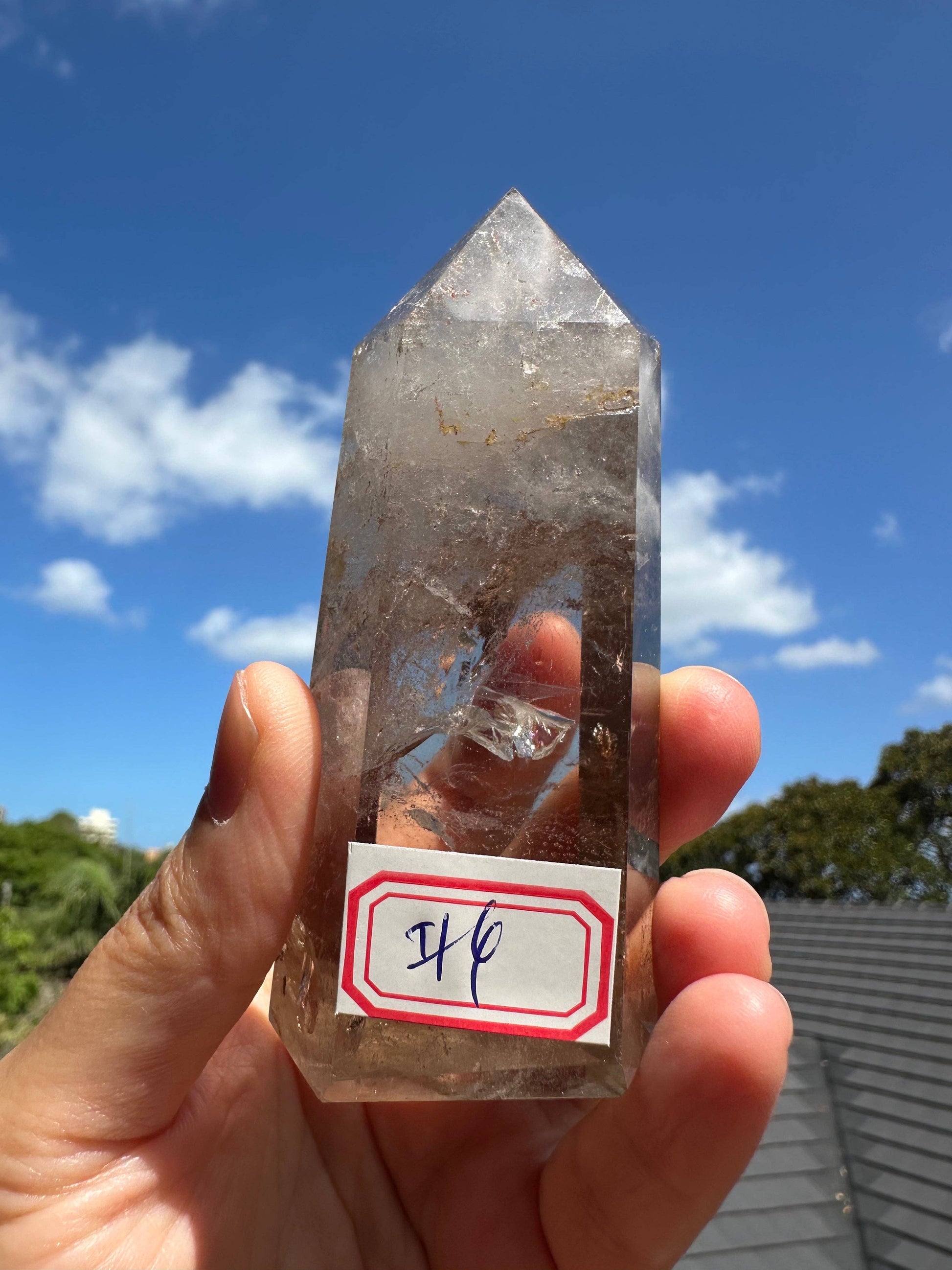 Crystals Brazil Smoky Quartz Crystal Point 143g