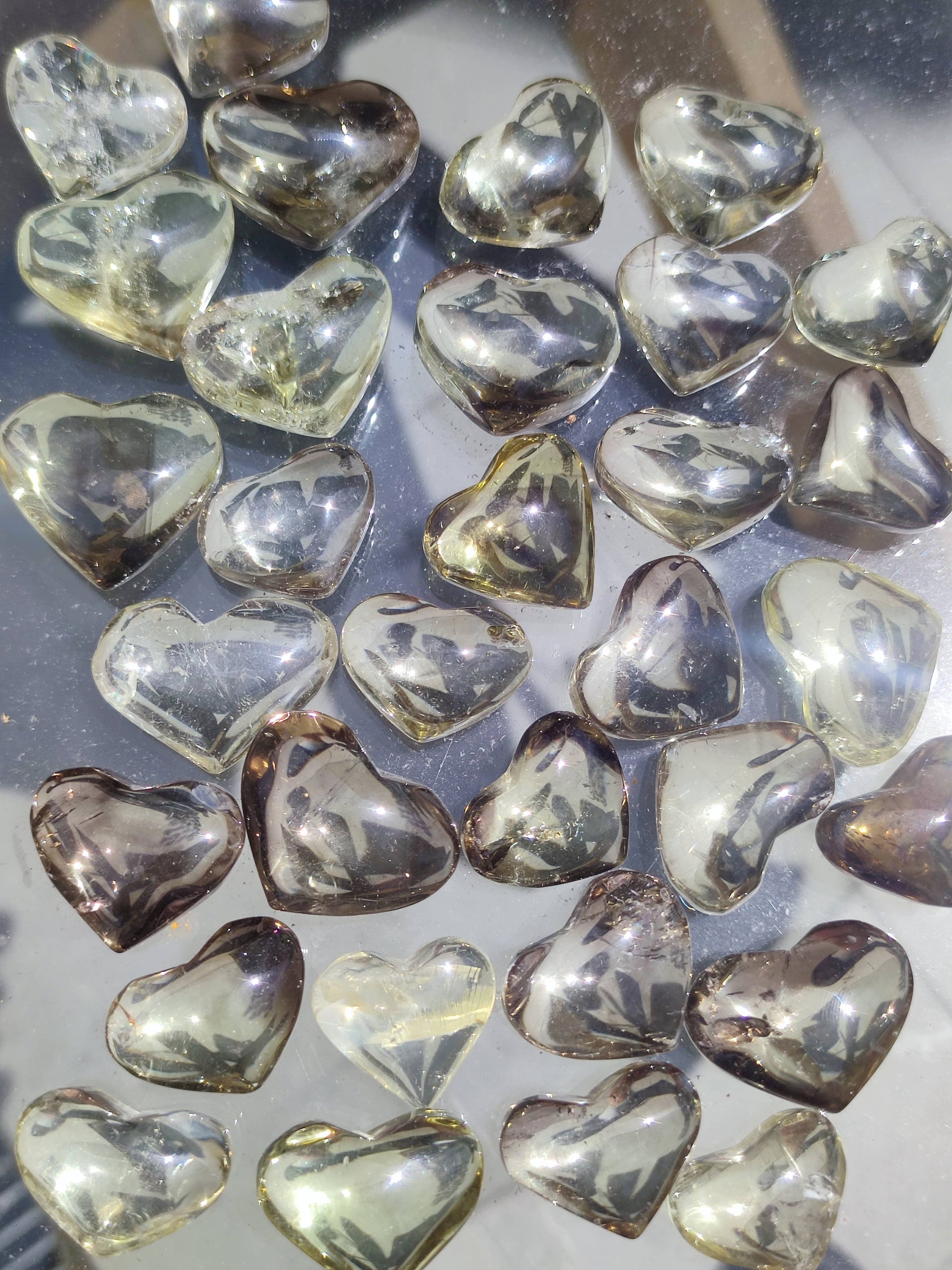 Brazilian Citrine Heart Australia