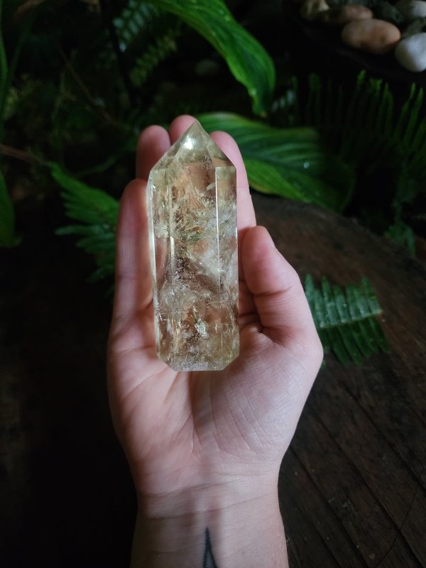 Brazilian Citrine Natural Crystal Points AAA 150 - 200g - Crystals Australia