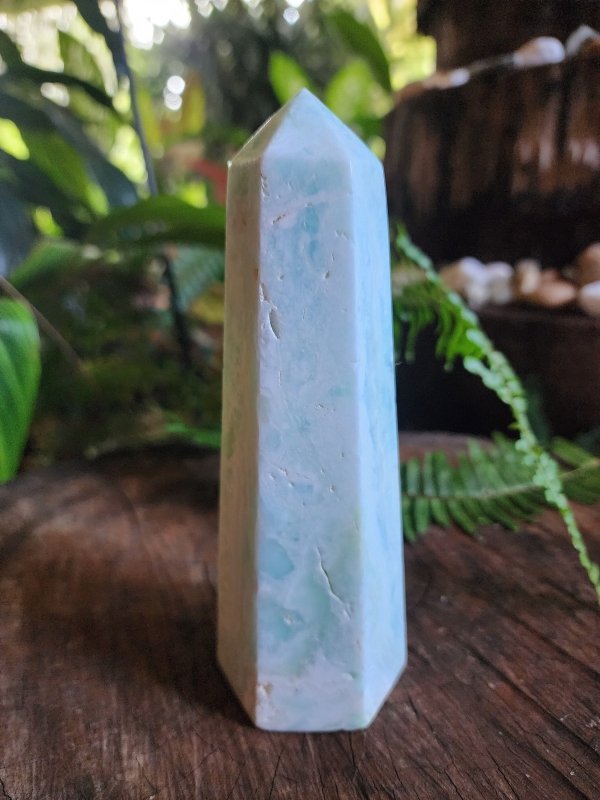 Caribbean Calcite Crystal Tower Point - Crystals Australia