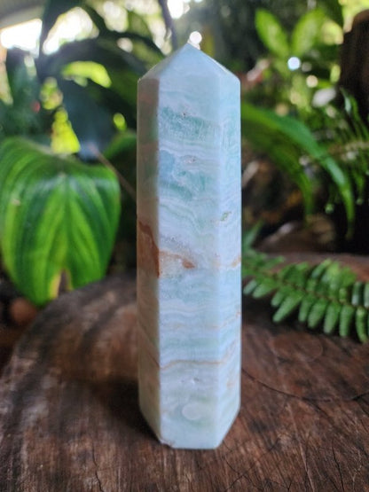 Caribbean Calcite Tower Point Generator - Crystals Australia