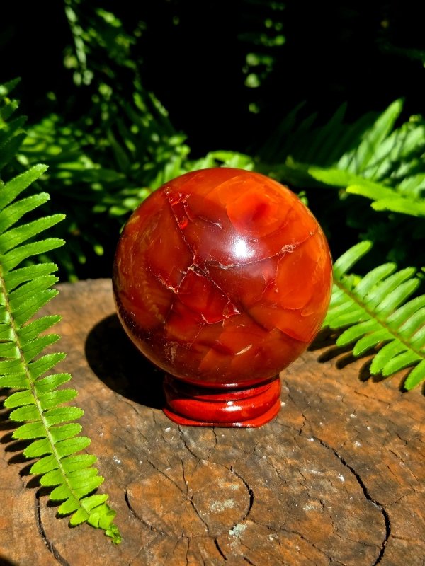 Carnelian Crystal Sphere 6cm - Crystals Australia