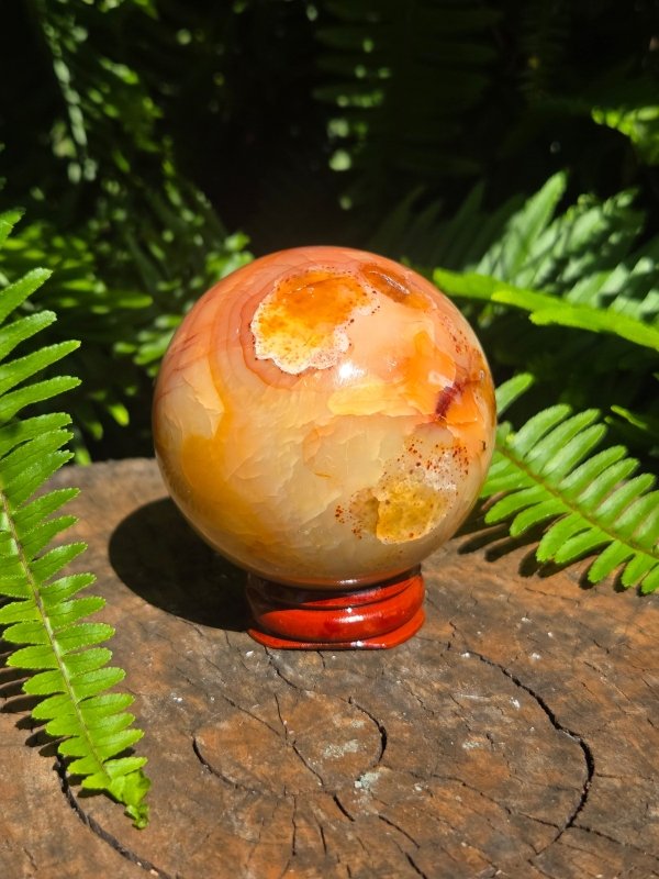 Carnelian Crystal Sphere 6cm - Crystals Australia