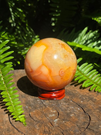 Carnelian Crystal Sphere 6cm - Crystals Australia