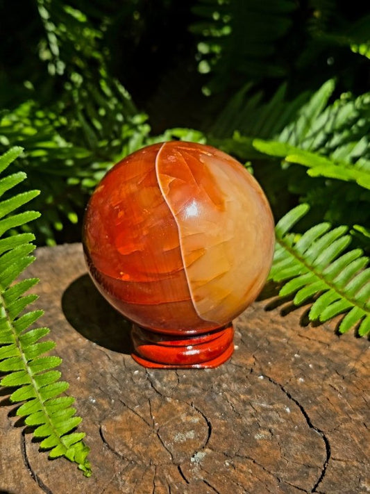 Carnelian Crystal Sphere 6cm - Crystals Australia