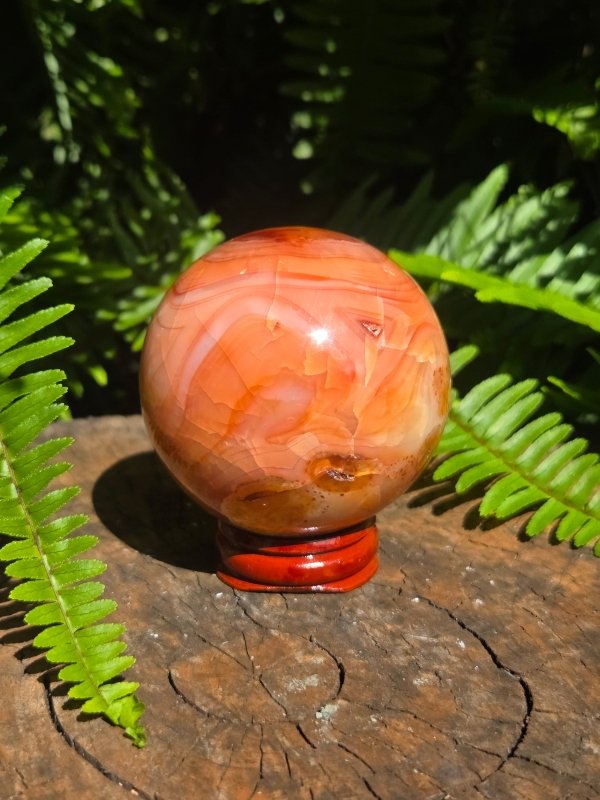 Carnelian Crystal Sphere 6cm - Crystals Australia