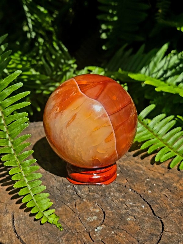 Carnelian Crystal Sphere 6cm - Crystals Australia