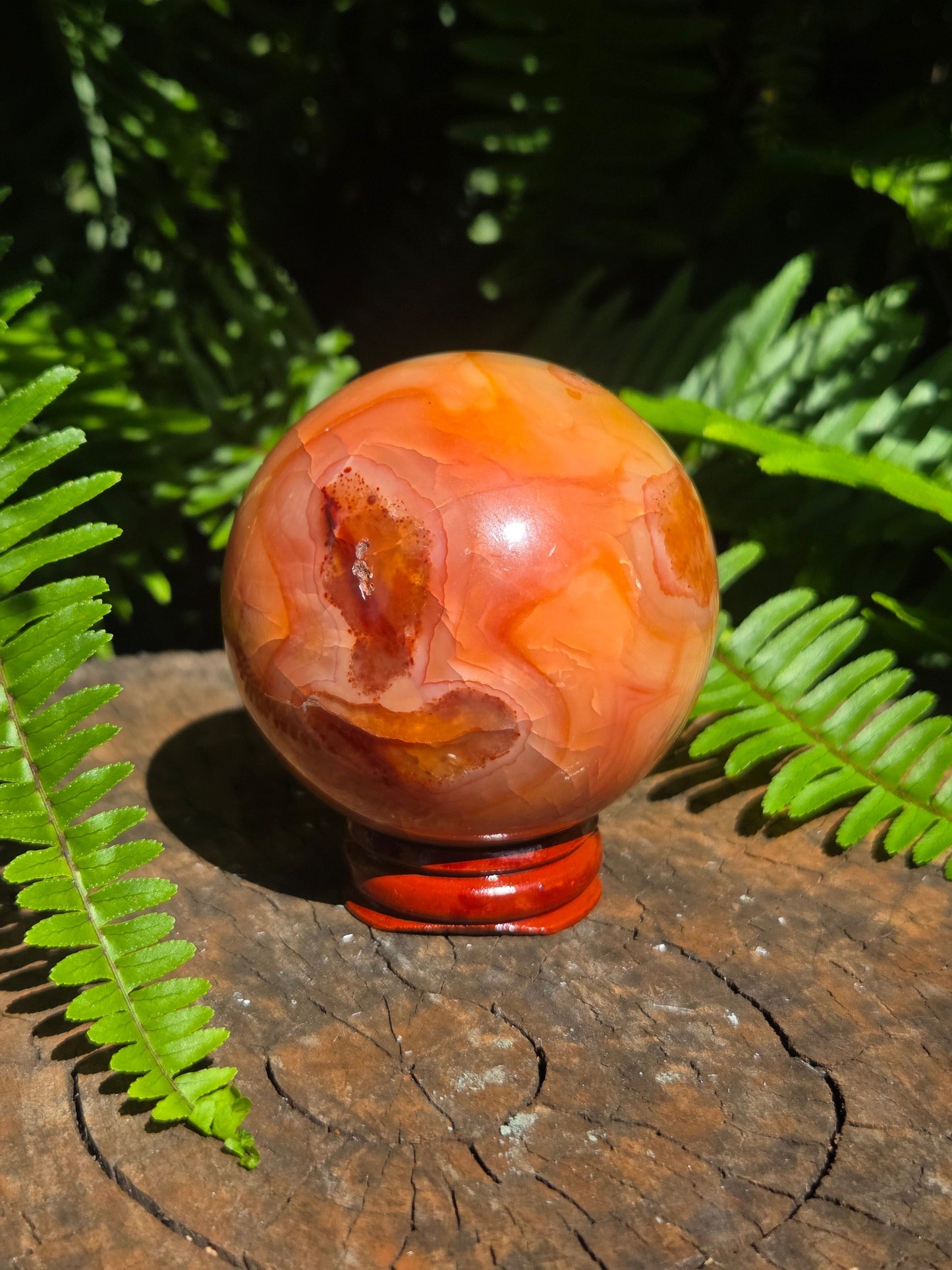 Crystals Carnelian Sphere 6cm