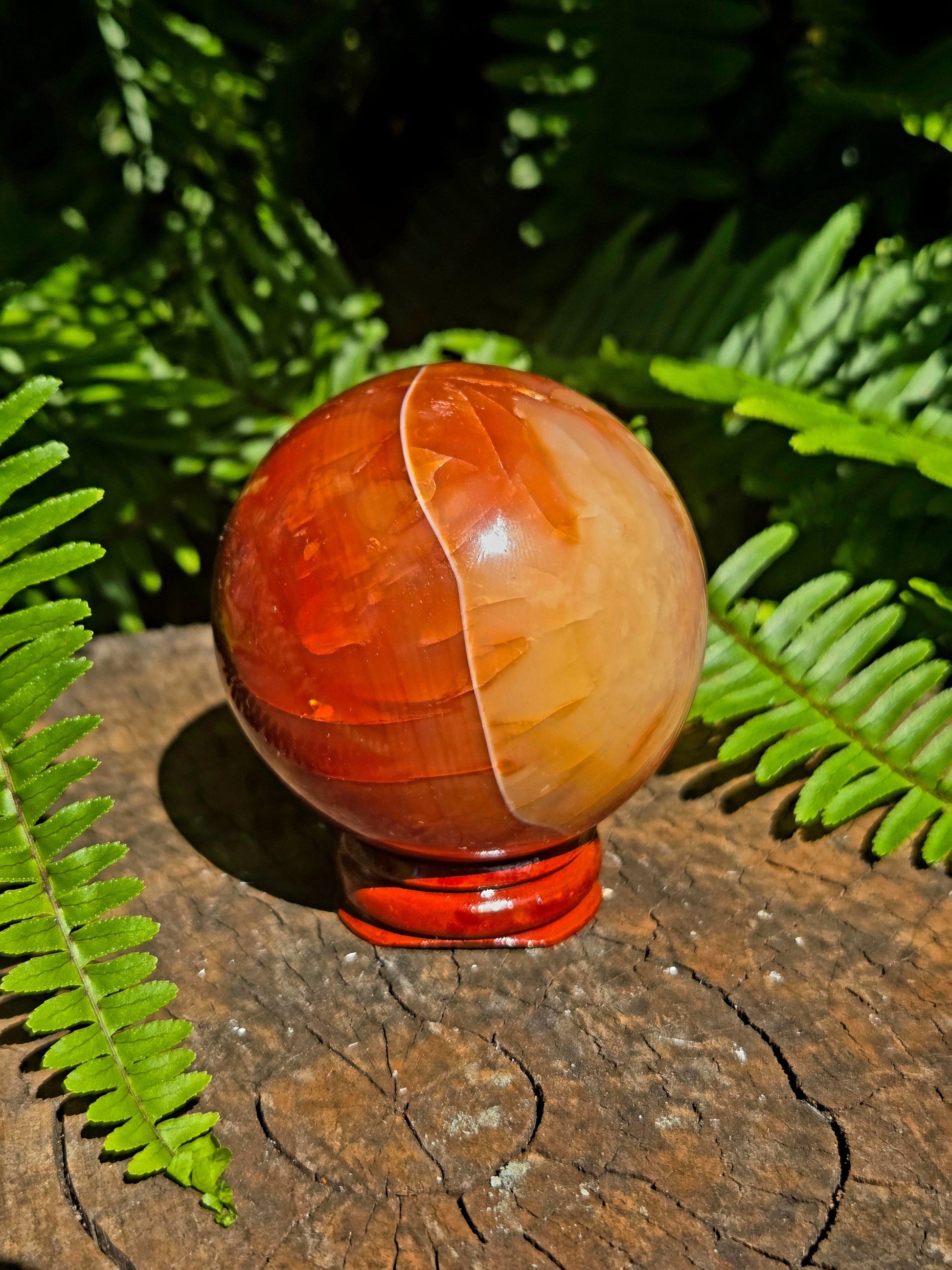 Crystals Carnelian Sphere 6cm