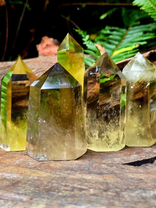 Citrine Tower Point - Brazil Grade AAA - Crystals Australia