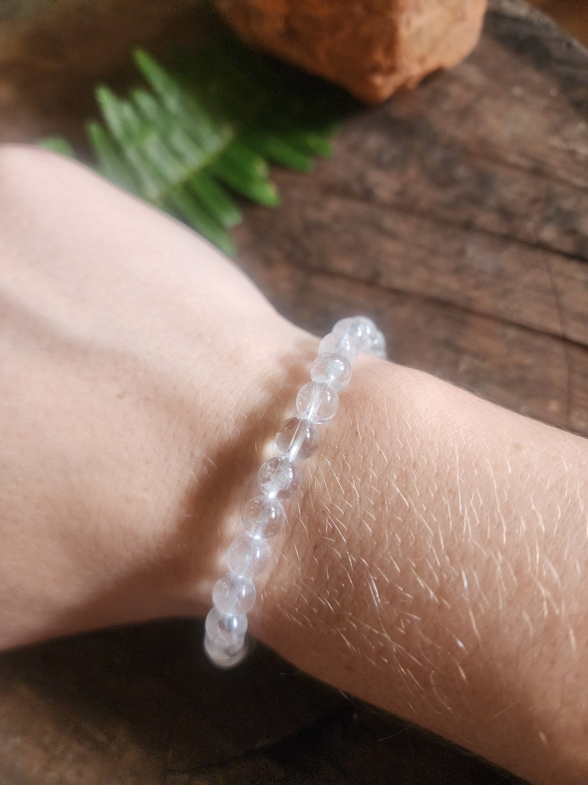 Clear Quartz Bracelet 6mm Australia