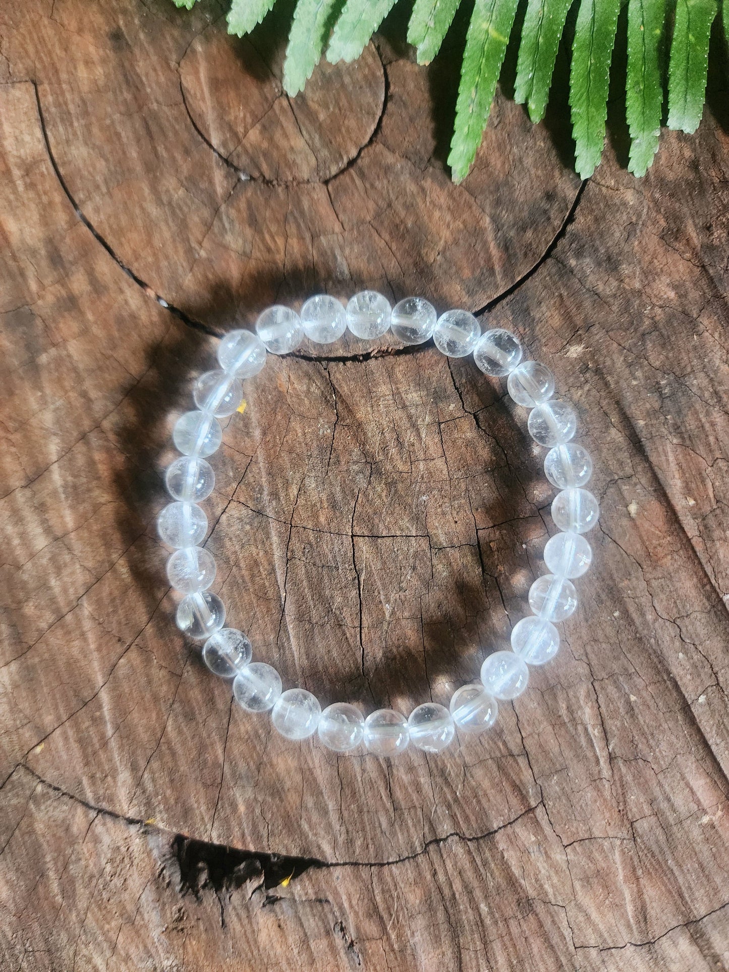 Clear Quartz Bracelet 6mm Australia