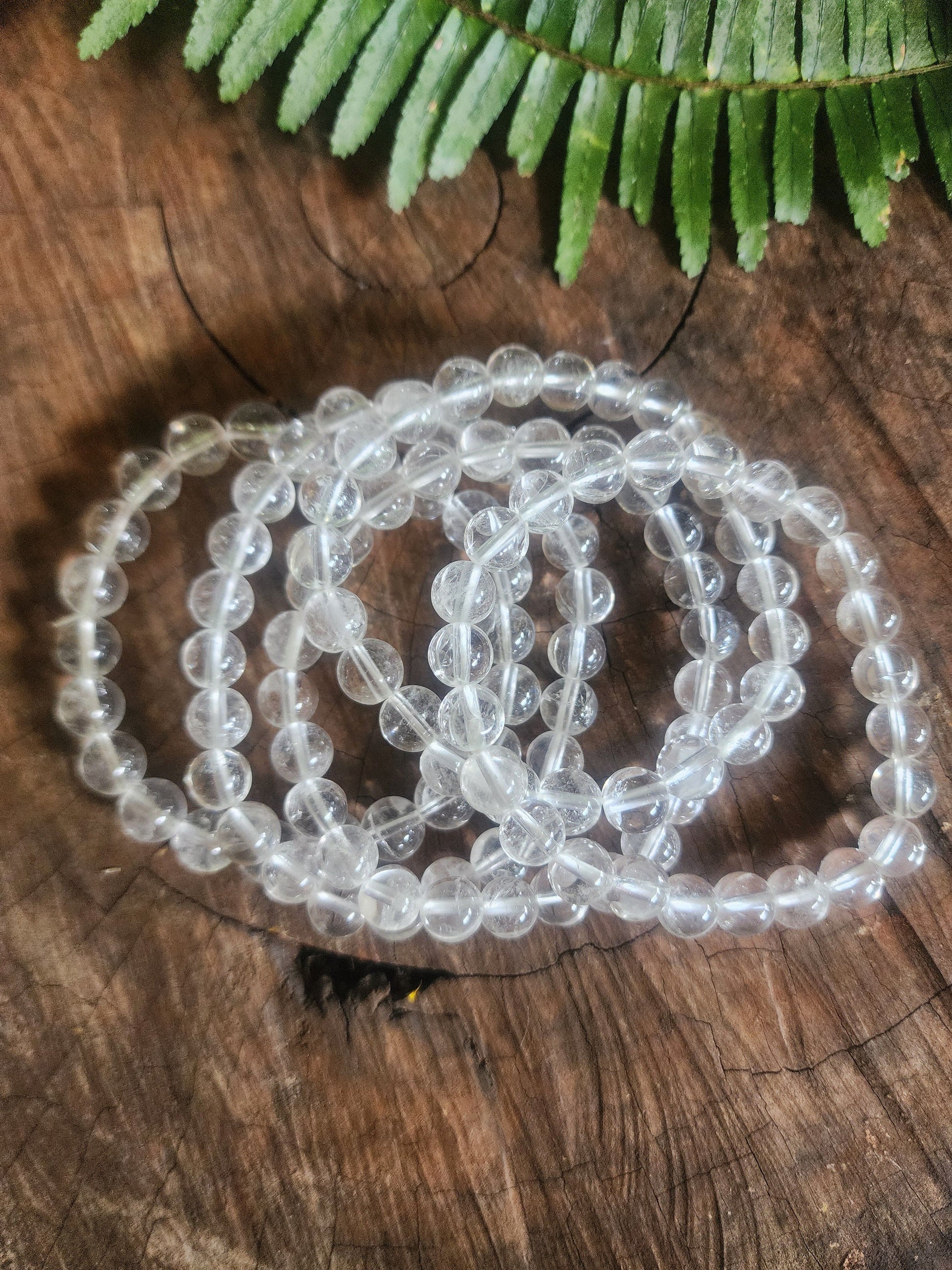 Clear Quartz Bracelet 8mm Australia