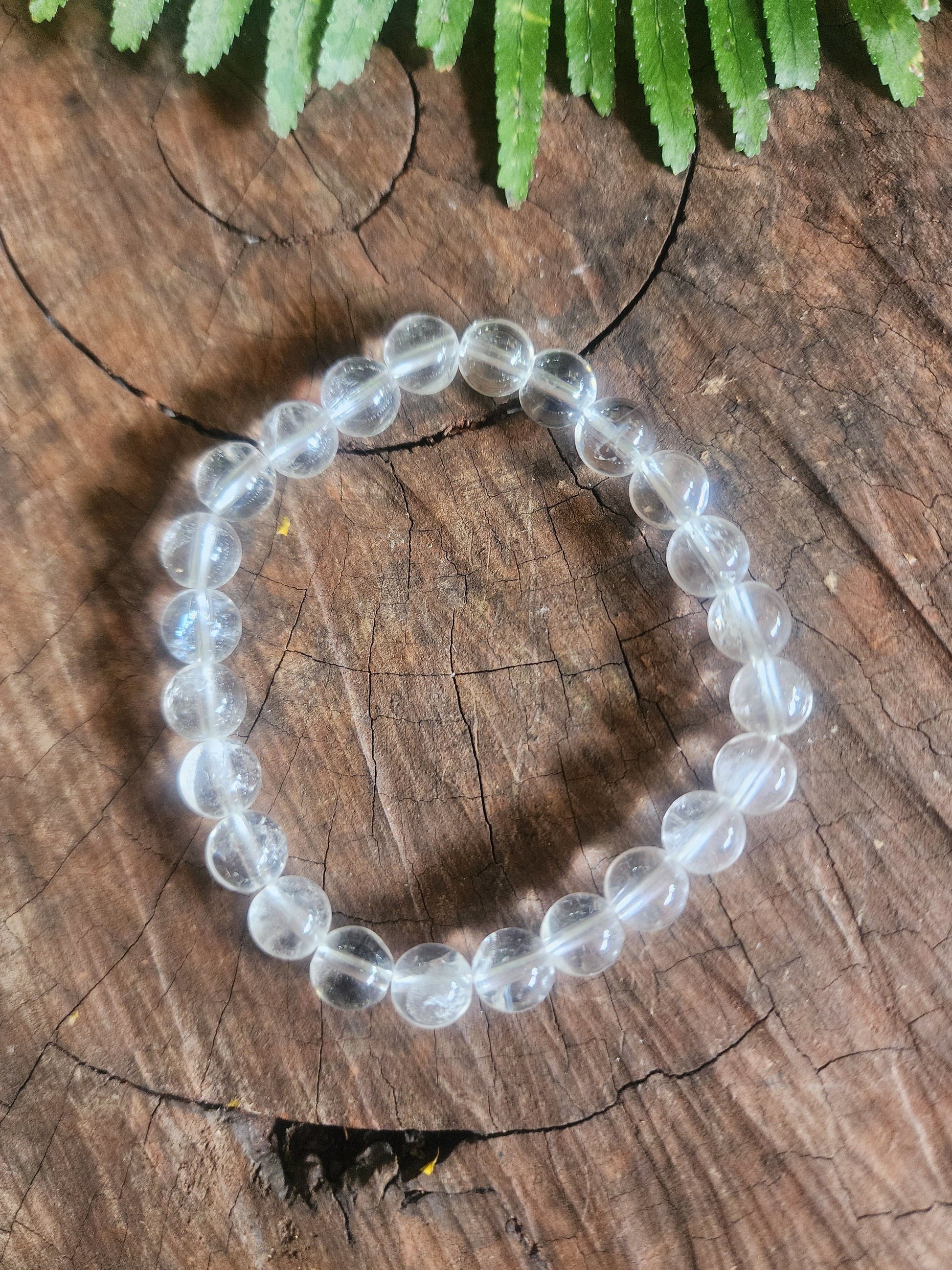 Clear Quartz Bracelet 8mm Australia