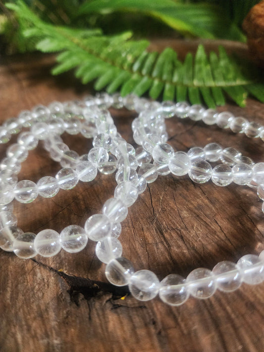 Clear Quartz Bracelet 8mm Australia