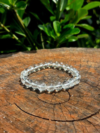 Clear Quartz Bracelet - 8mm - Crystals Australia