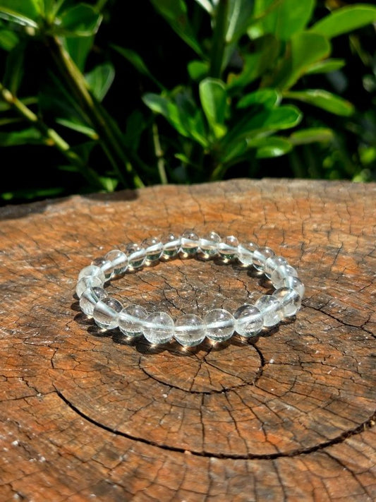 Clear Quartz Bracelet - 8mm - Crystals Australia