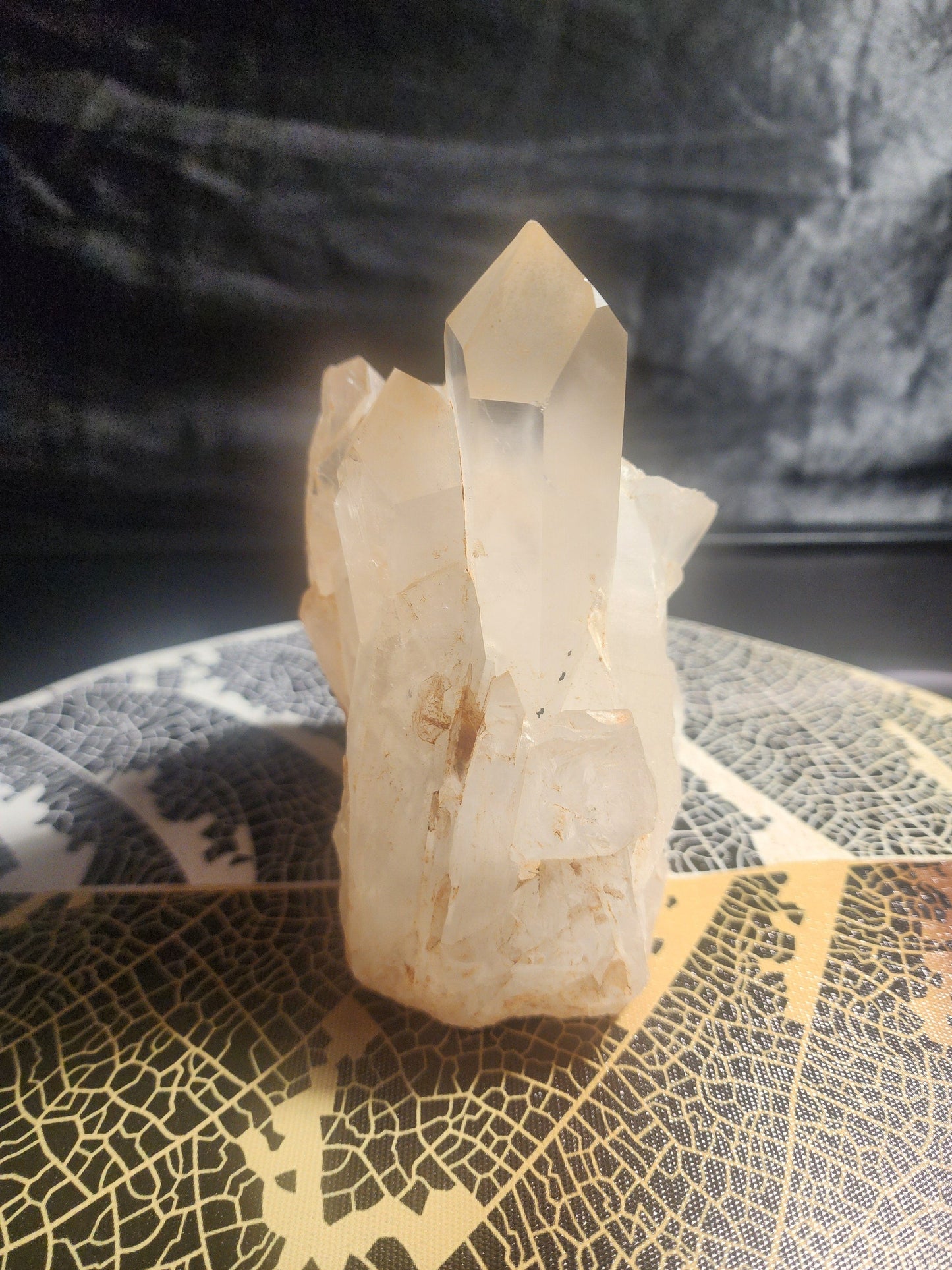 Crystals Clear Quartz Cluster Natural Raw Crystal 1096g