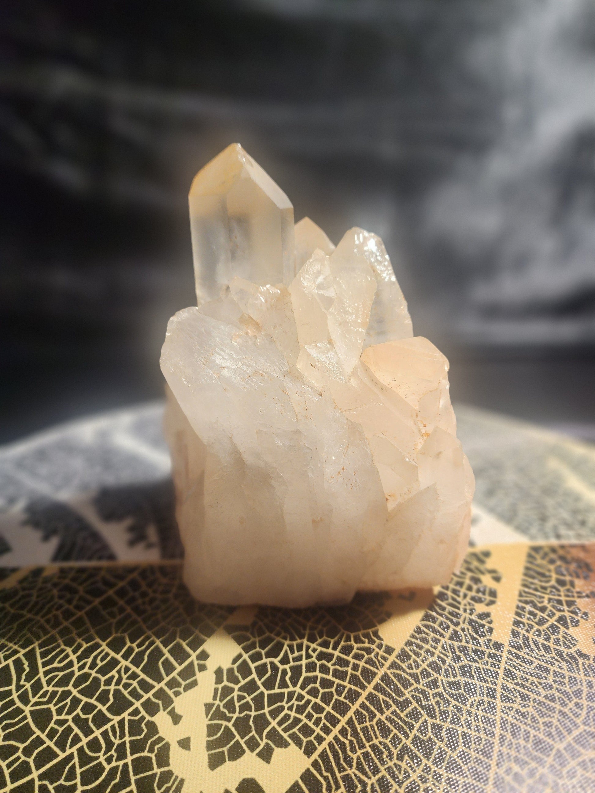Crystals Clear Quartz Cluster Natural Raw Crystal 1096g Australia