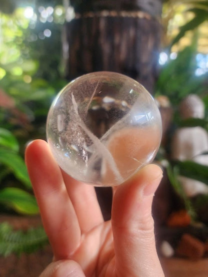 Clear Quartz Crystal Sphere - Crystals Australia