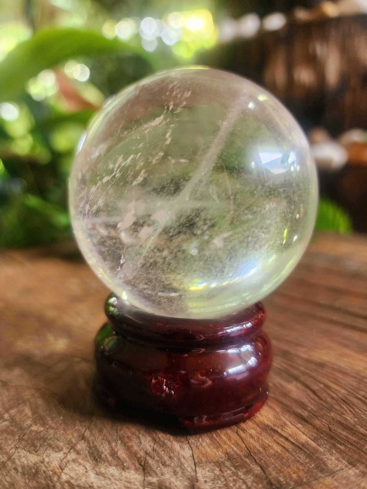 Clear Quartz Crystal Sphere 277g Australia