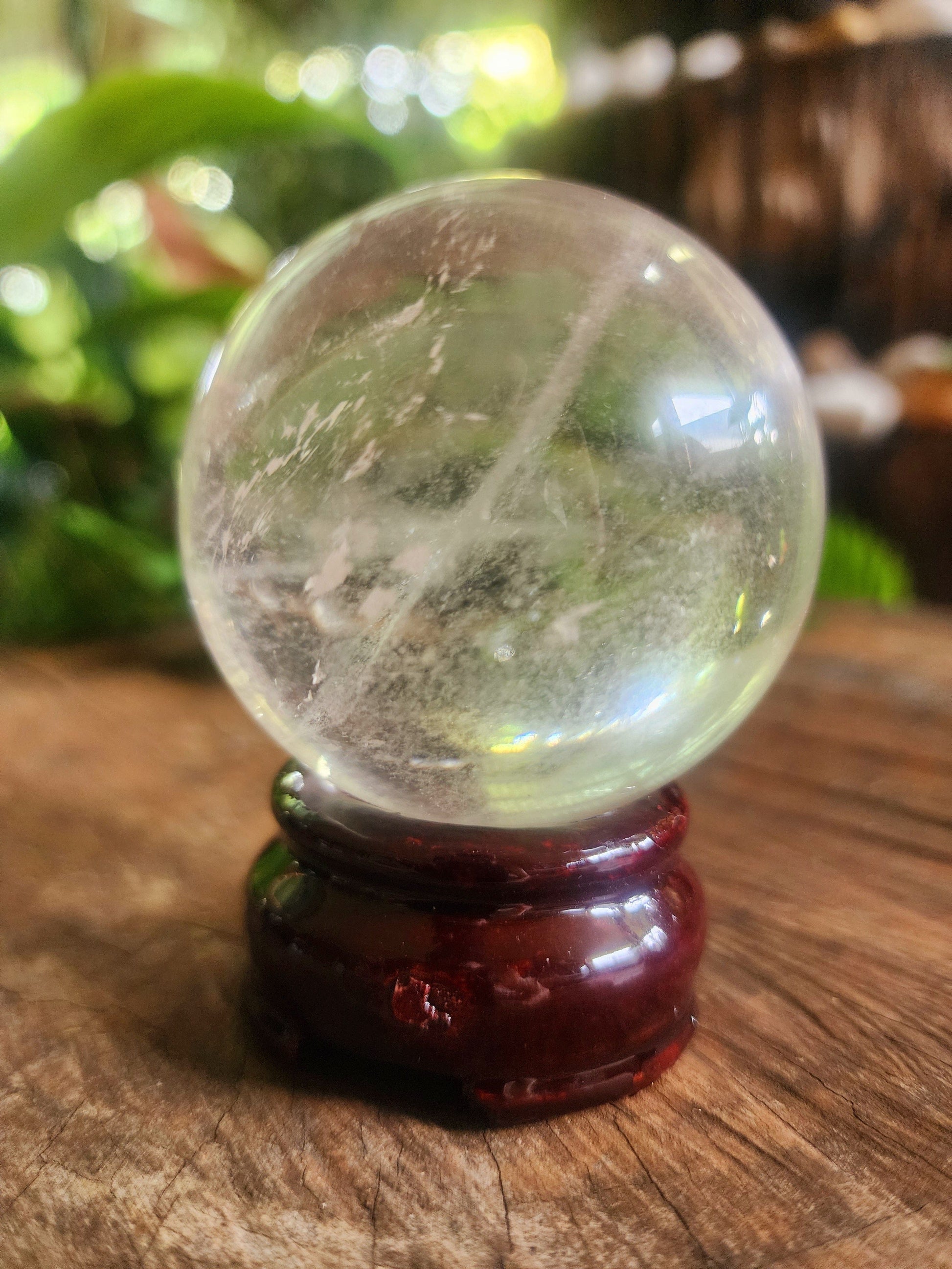 Clear Quartz Crystal Sphere 277g Australia