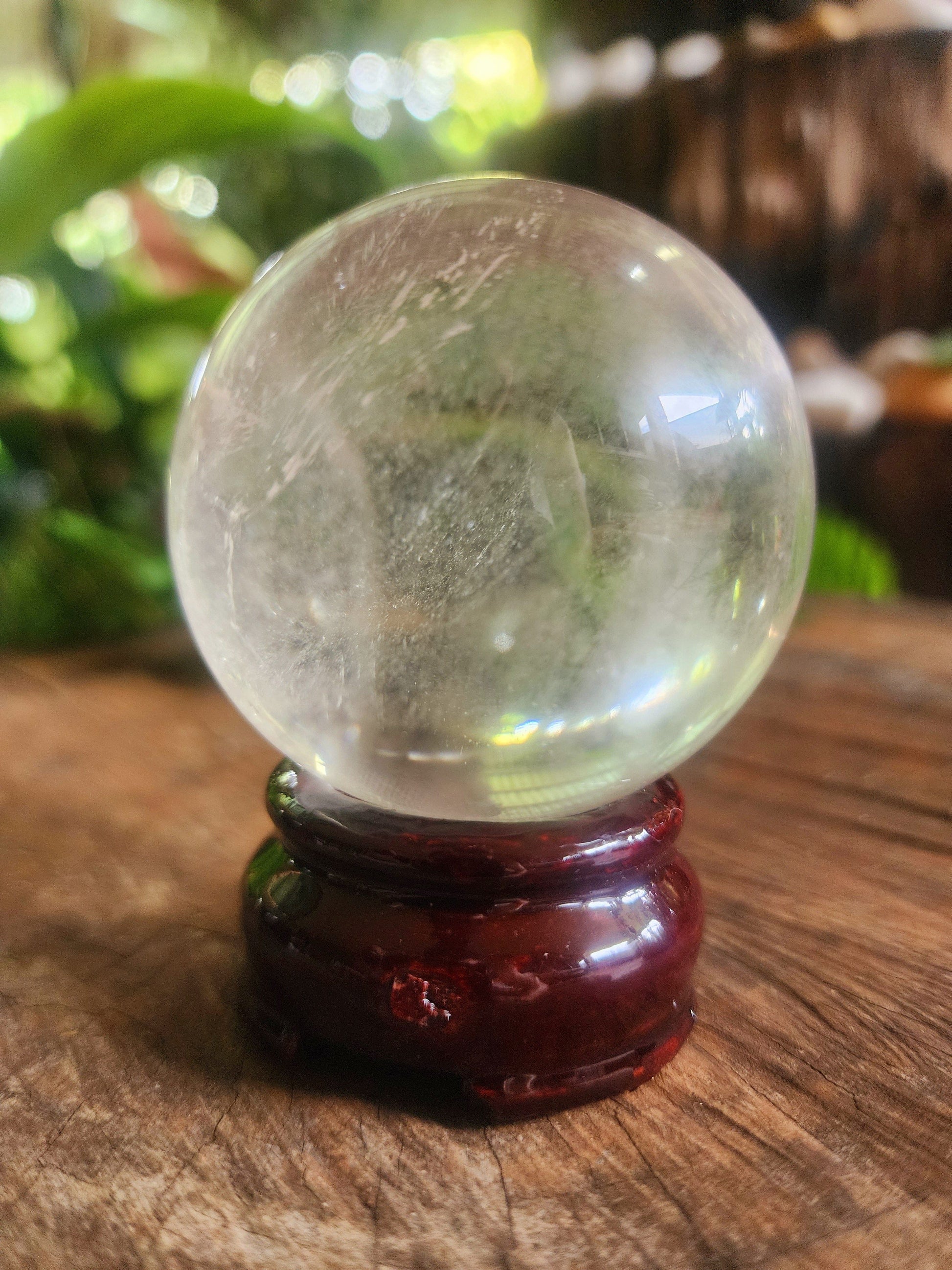 Clear Quartz Crystal Sphere 277g Australia