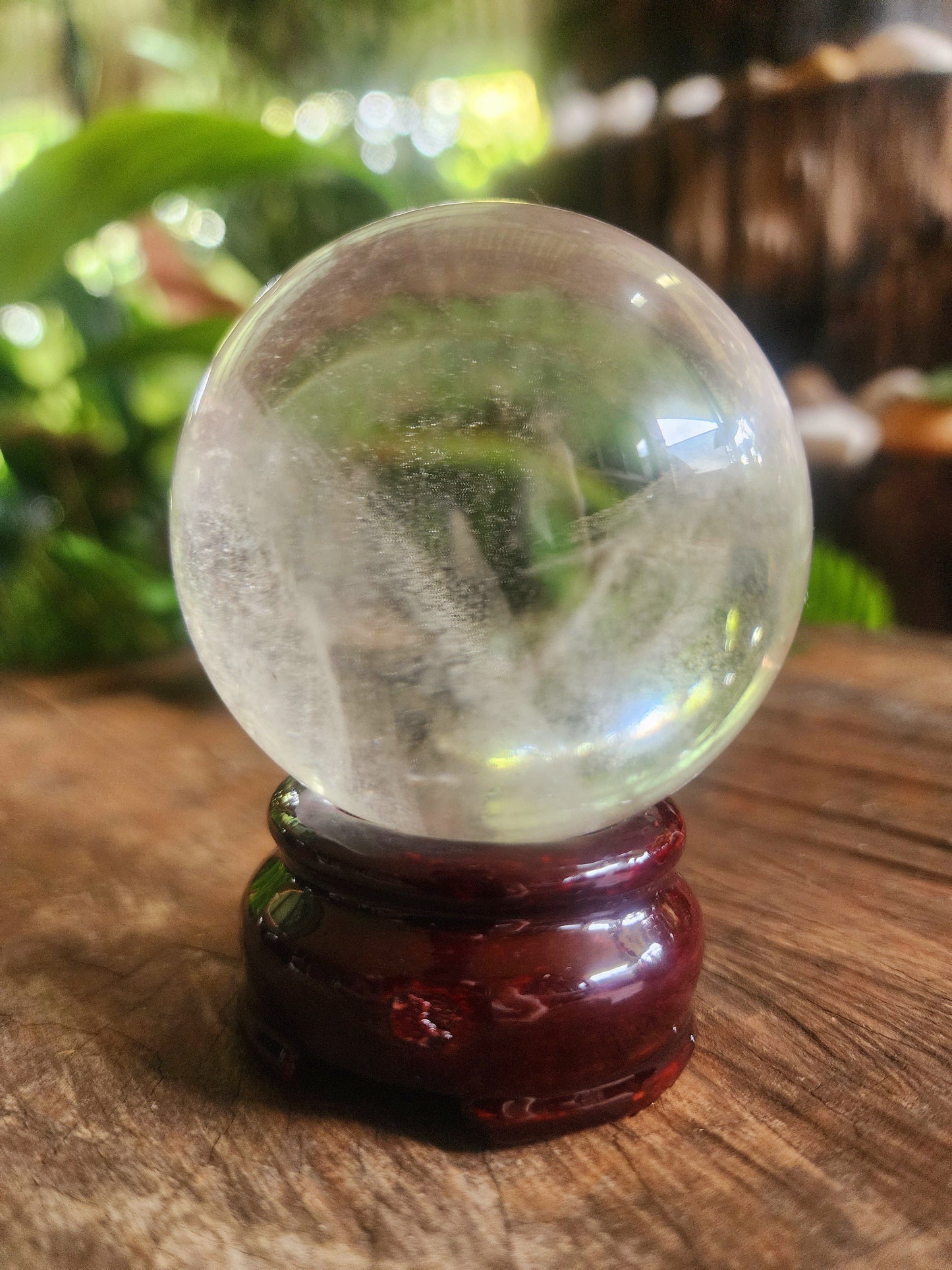 Clear Quartz Crystal Sphere 277g Australia