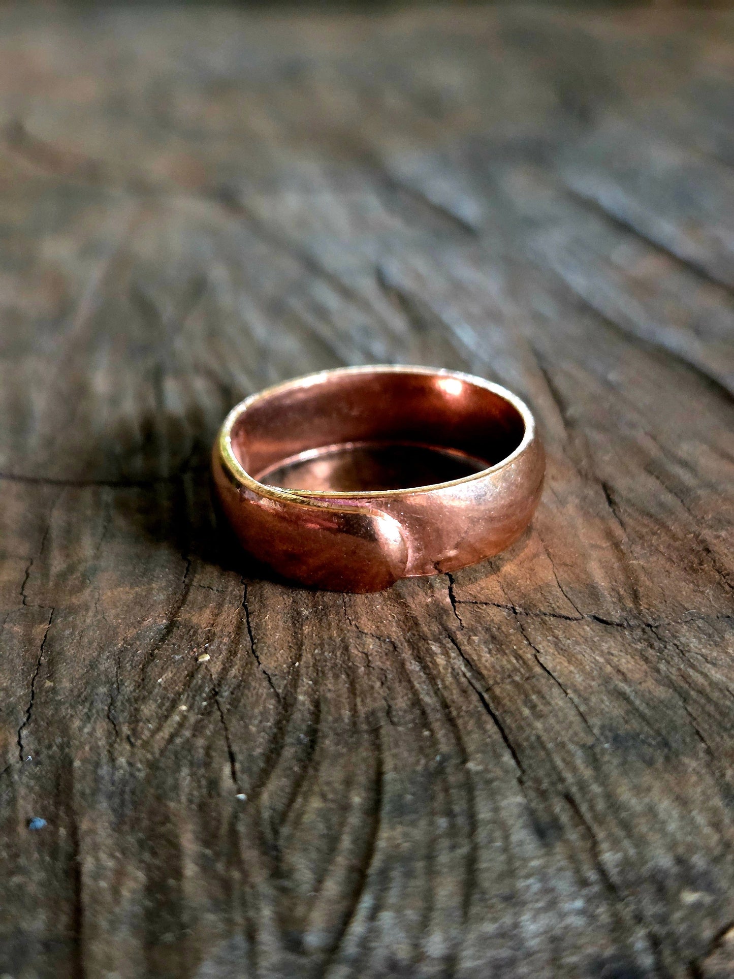 Copper Copper Ring Adjustable 3mm