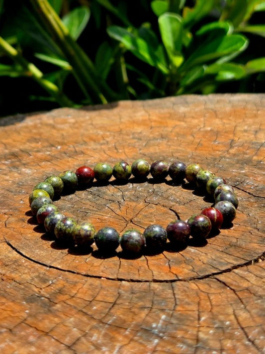 Dragon Bloodstone Bracelet - 6mm - Jewellery Australia