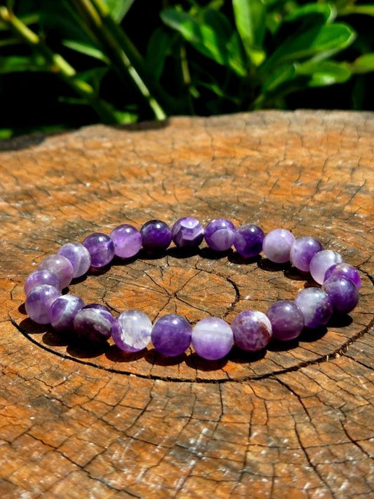 Dream Amethyst Bracelet - 8mm - Crystals Australia