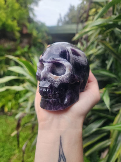Carving Dream Amethyst Skull Carving