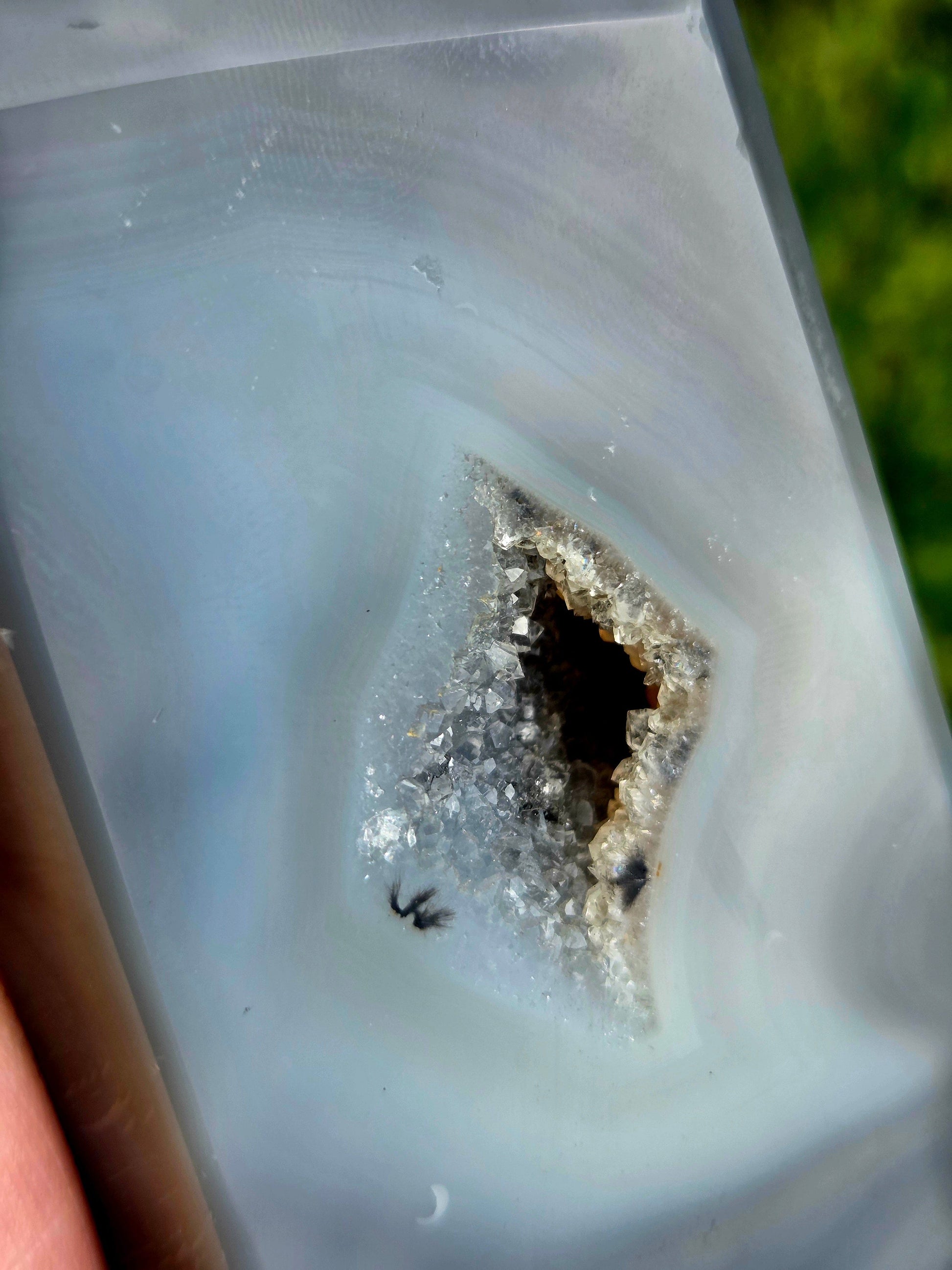 Crystals Druzy Agate Tower Point