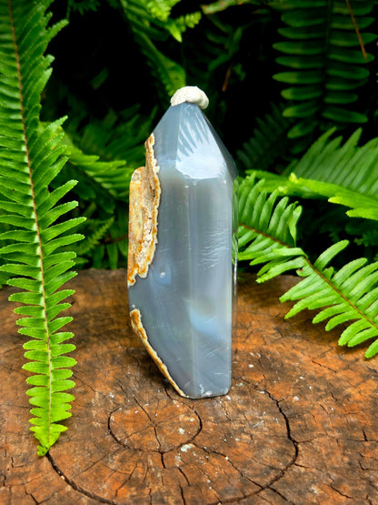 Crystals Druzy Agate Tower Point