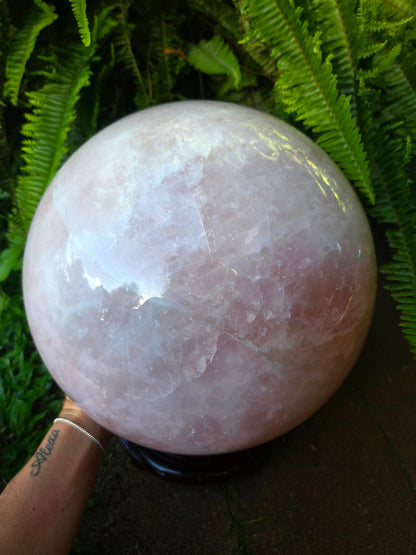 Crystals Extra Large Rose Quartz Crystal Sphere 23kg