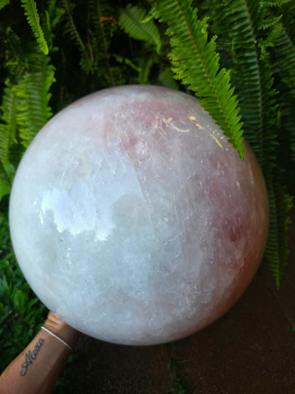 Crystals Extra Large Rose Quartz Crystal Sphere 23kg
