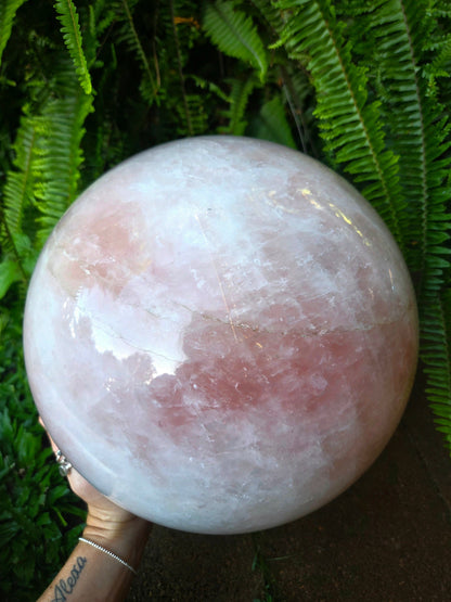 Crystals Extra Large Rose Quartz Crystal Sphere 23kg