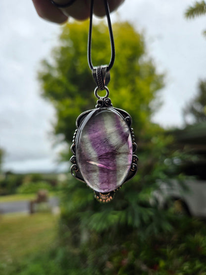 Jewellery Fluorite Pendant Necklace