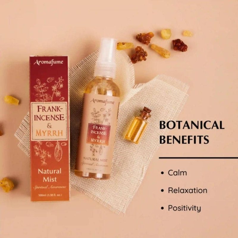 Frankincense & Myrrh Natural Mist Spray 100ml - Aromafume - Accessories Australia