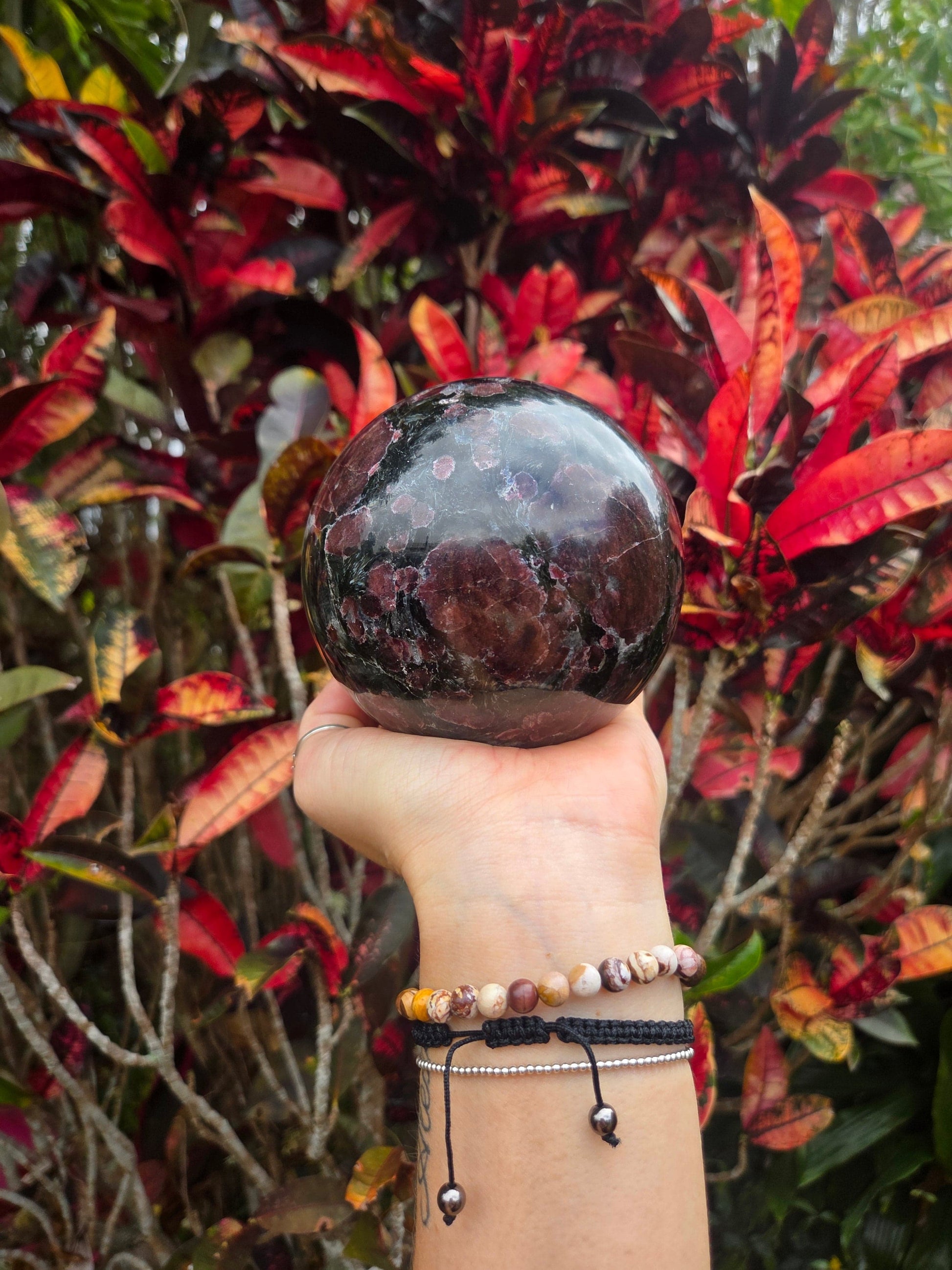 Crystals Garnet Sphere 10cm