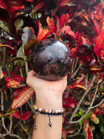 Crystals Garnet Sphere 10cm