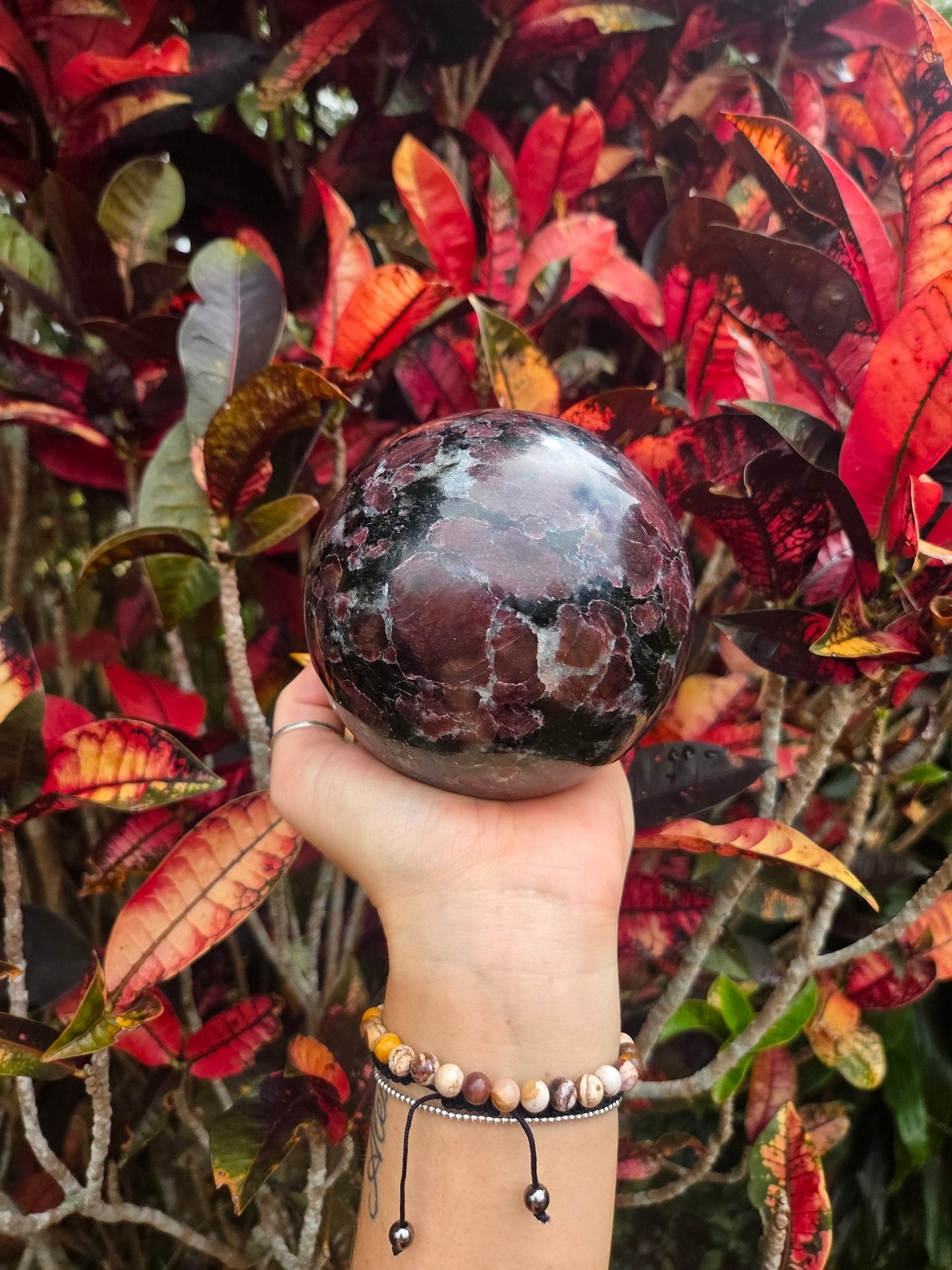 Crystals Garnet Sphere 10cm