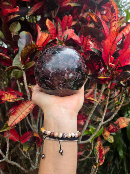 Crystals Garnet Sphere 10cm