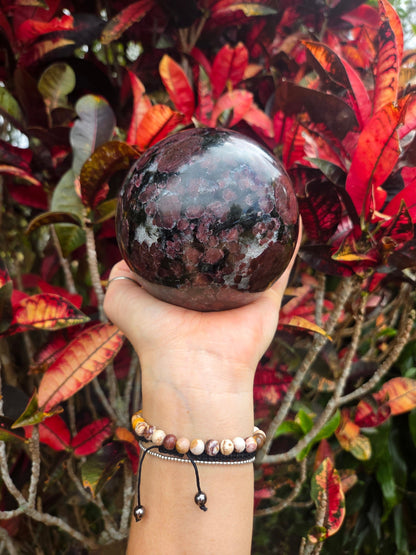 Crystals Garnet Sphere 10cm