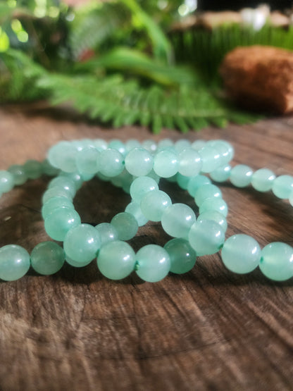 Crystals Green Aventurine Bracelet 8mm