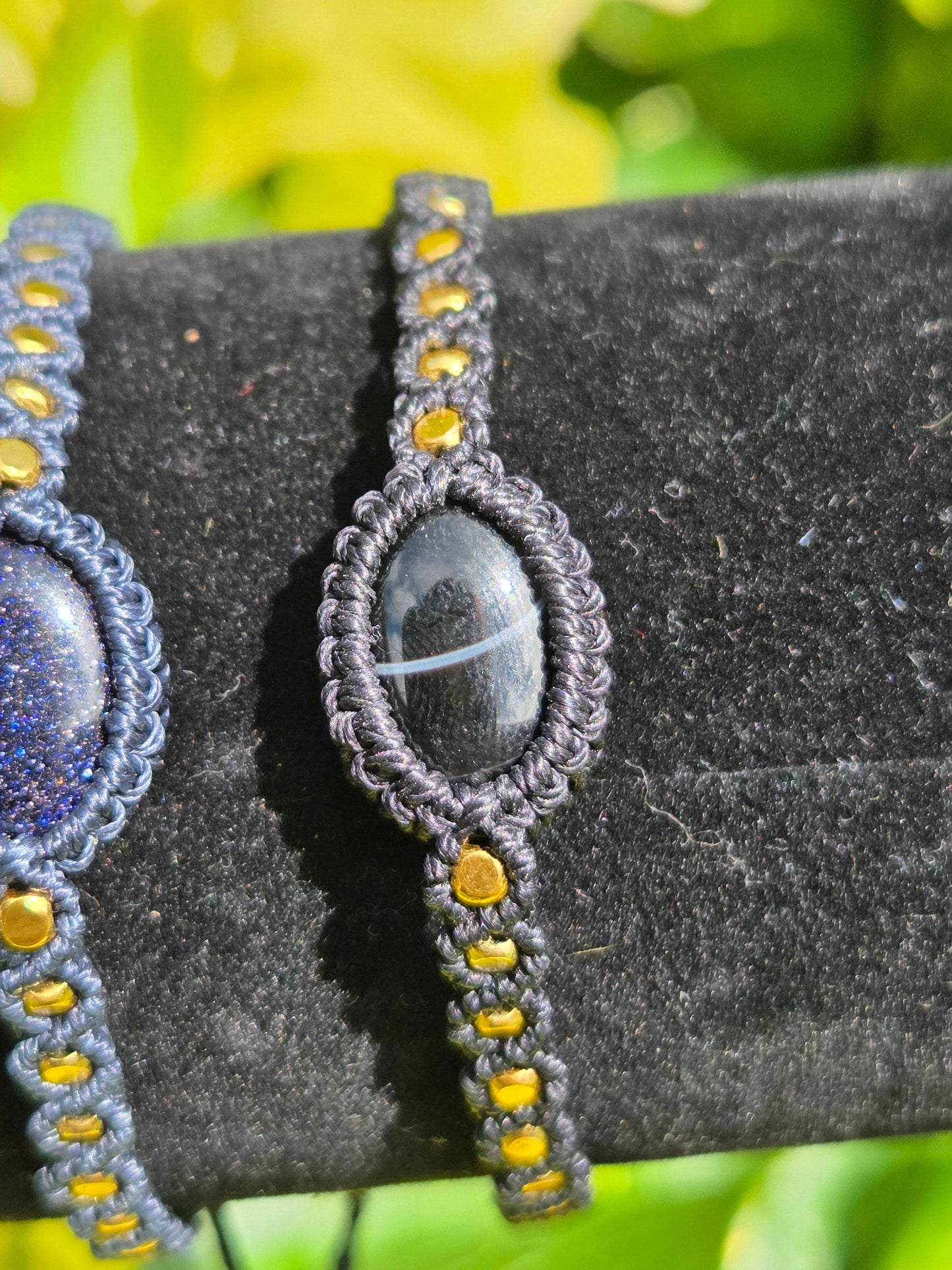 Jewellery Handmade Crystal Macrame Bracelet – Adjustable