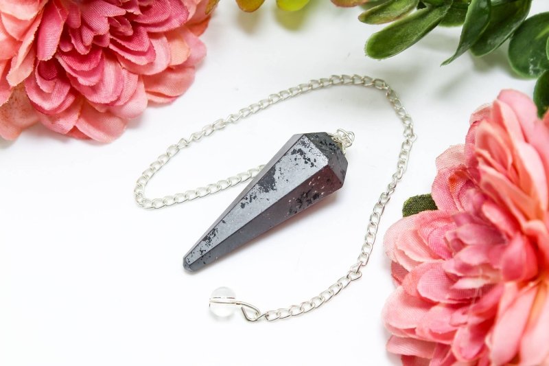 Hematite Crystal Pendulum - Accessories Australia