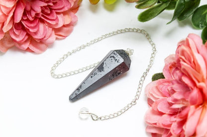 Hematite Crystal Pendulum - Accessories Australia